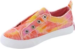 Blowfish Malibu Kids Girls Play-t Sneaker, Fog Gray, 7 Toddler