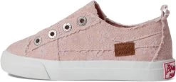 Blowfish Malibu Girl's Play-T (Toddler/Little Kid) Silver Pink Bouquet Smoked Canvas 8 Toddler M